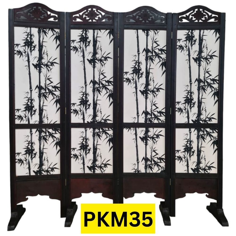 PARTITION KAYU SOLID BERAT DESIGN JEPUN PEMBAHAGI RUANG PROMOSI HARGA