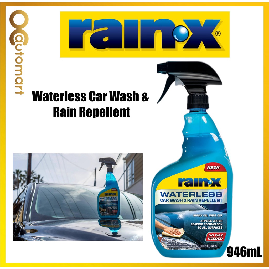 RainX Waterless Car Wash & Rain Repellent Spray Type 946mL Rain X