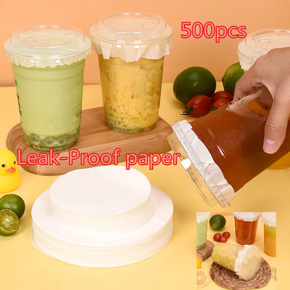 500pcs Coffee Cup Prevent Drip Leakage Temperature Resistant Sealing ...