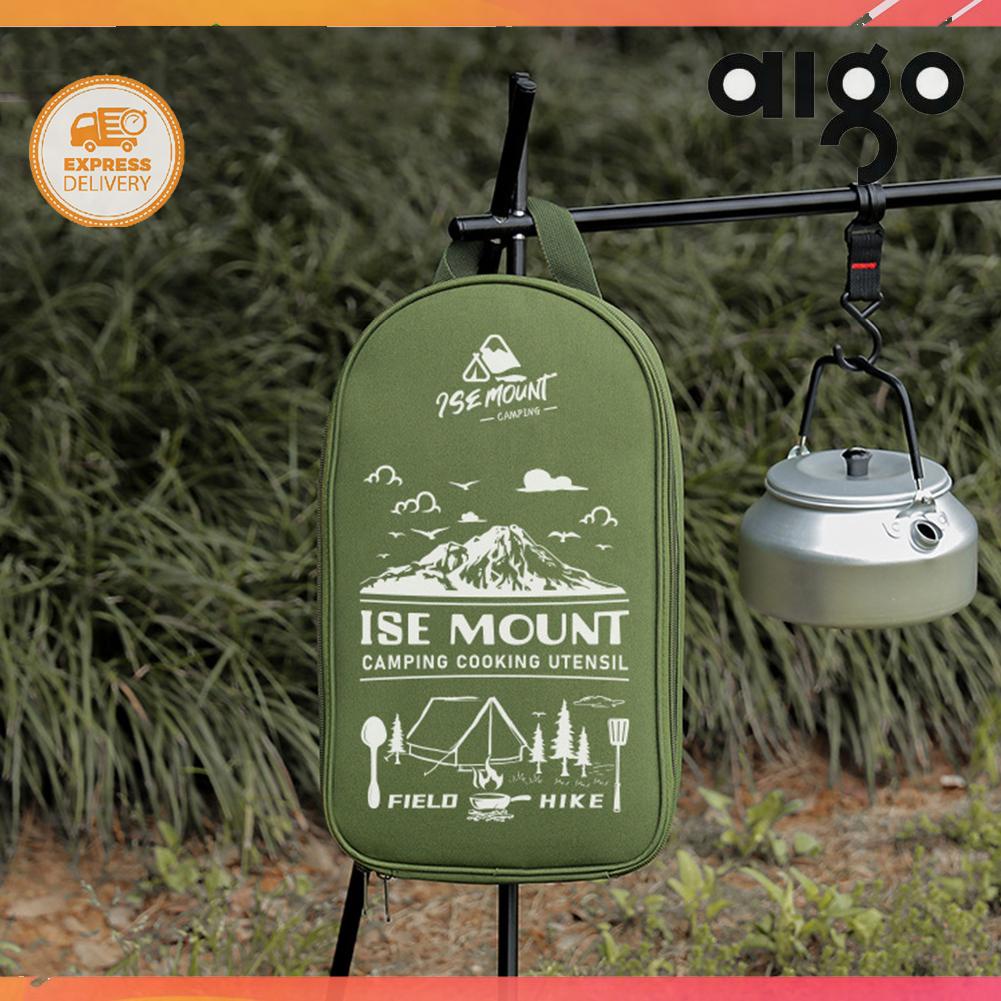 Camping Cookware Bag Portable Travel BBQ Utensil Bag Cooking Utensil