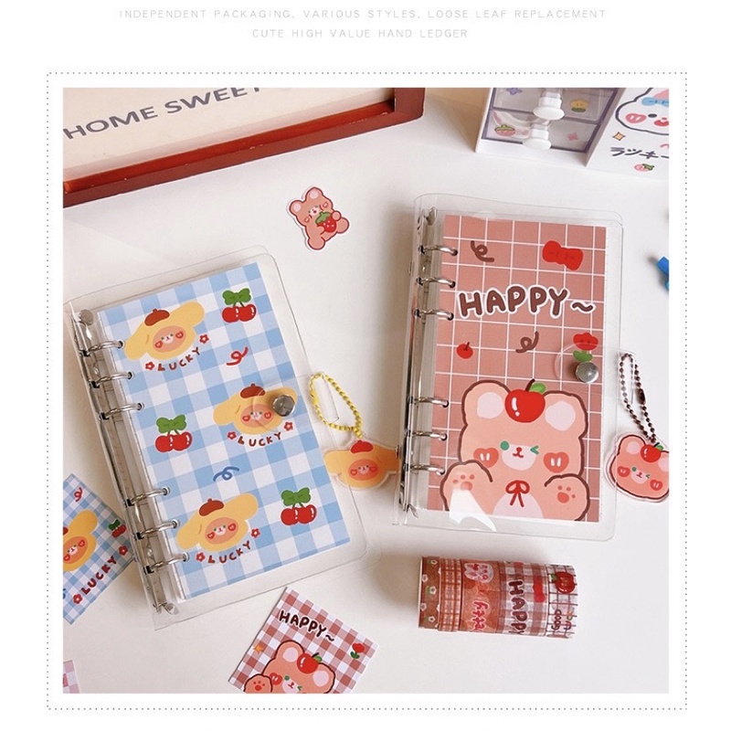 Ready Stock Buku nota Handbook Loose-Leaf Notebook Sticker Diary ...