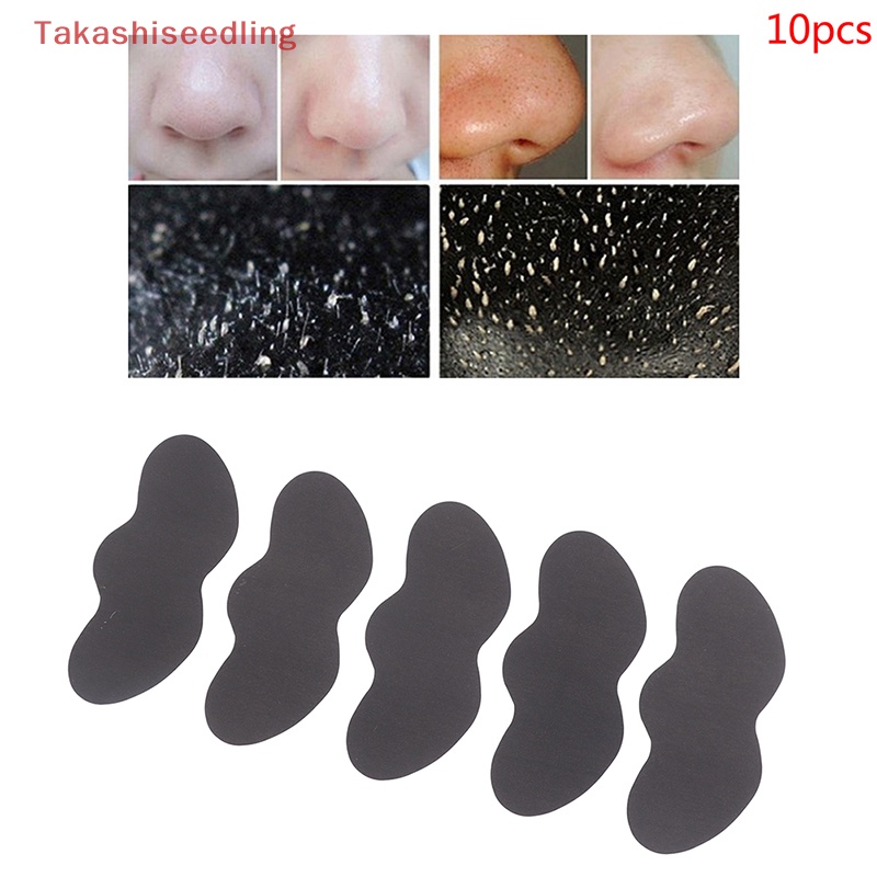 Takashiseedling 10pc Nose Blackhead Remover Mask Shrink Pore Mask Deep Nose Pore Cleansing 0092