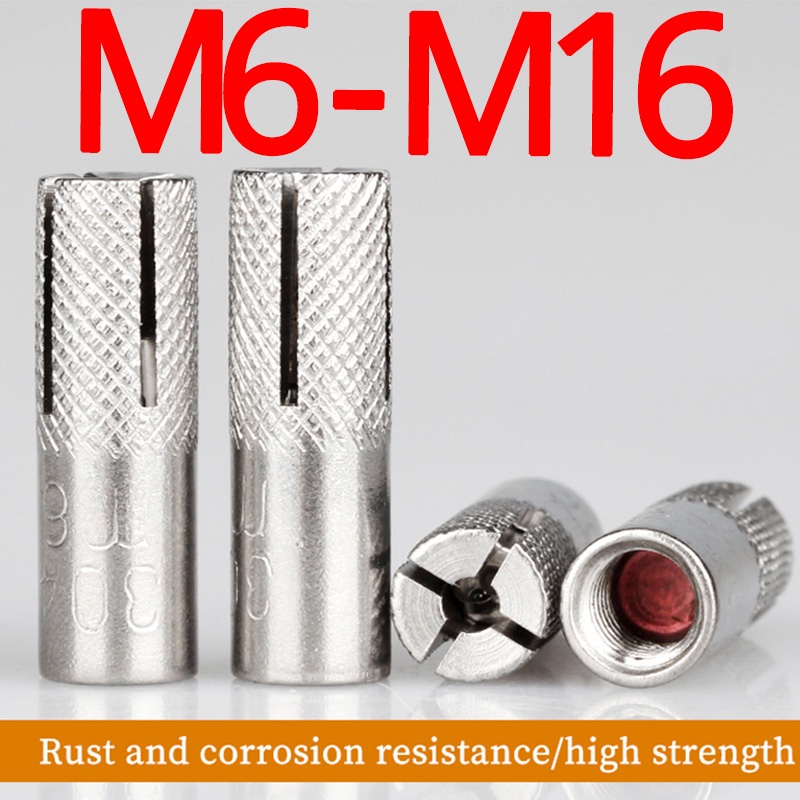 M6 M8 M10 M12 M16 304 Stainless Steel Anchor Internal Expansion Sleeve ...