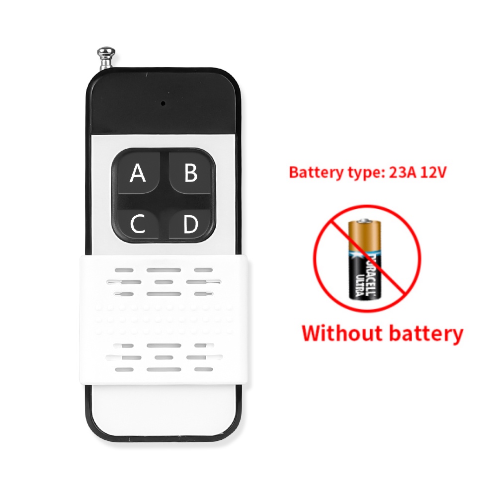 433Mhz Wireless Remote Control 1/2/4 Buttons 1527 Learning Code 1000M ...