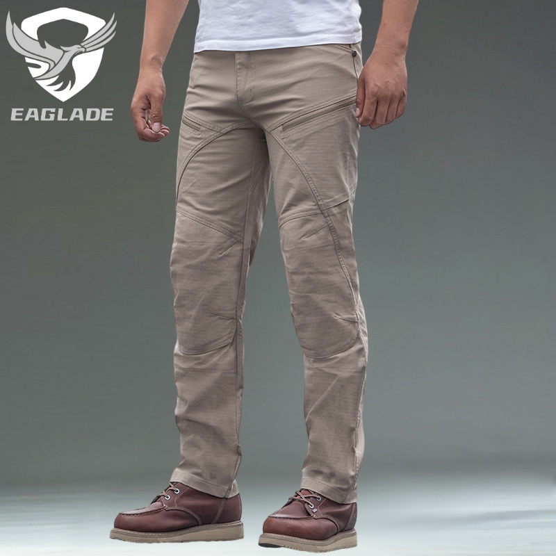 Eaglade Senior Tactical Cargo Pants for Men in Khaki Kbz | Shopee Malaysia