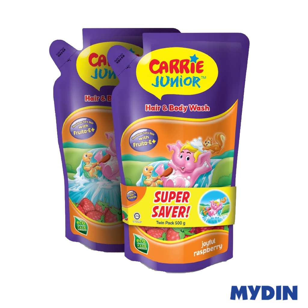 Carrie Junior Baby Hair & Body Wash Refill (500g X 2) [Twin Pack] - 4 ...