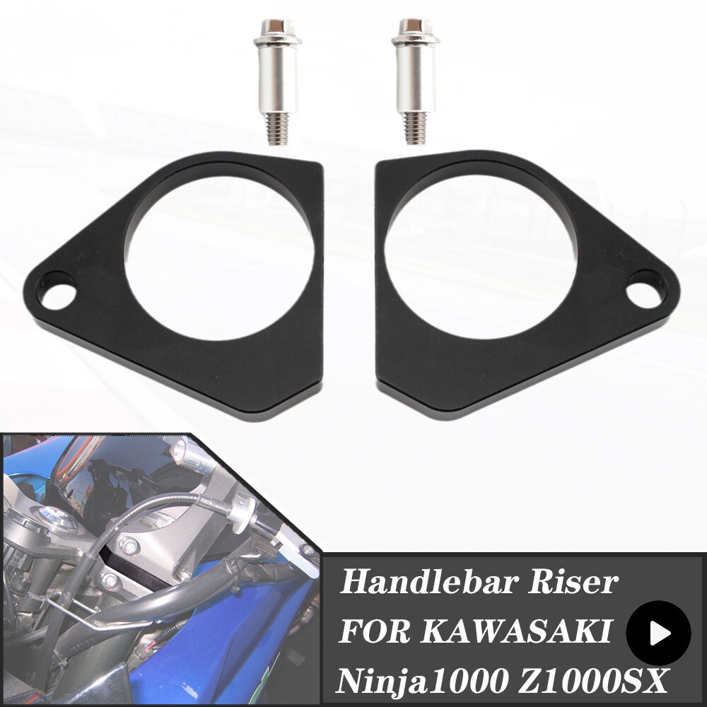 KETABAO Black Aluminum Highway Foot Pegs For Ninja 1000/Z1000 SX - CNC Machined Touring Pegs