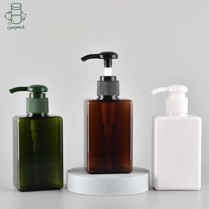 150ml Square Dispenser Bottle Plastic Empty Pump Containers For Lotions ...