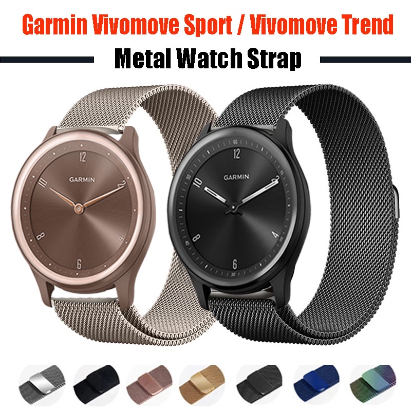 Stainless Steel Strap For Garmin Vivomove Sport SmartWatch band