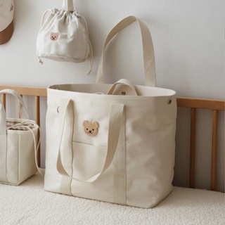 Spring Diaper Bags Korean Mom Canvas Bag Multifunction Lunch Bag