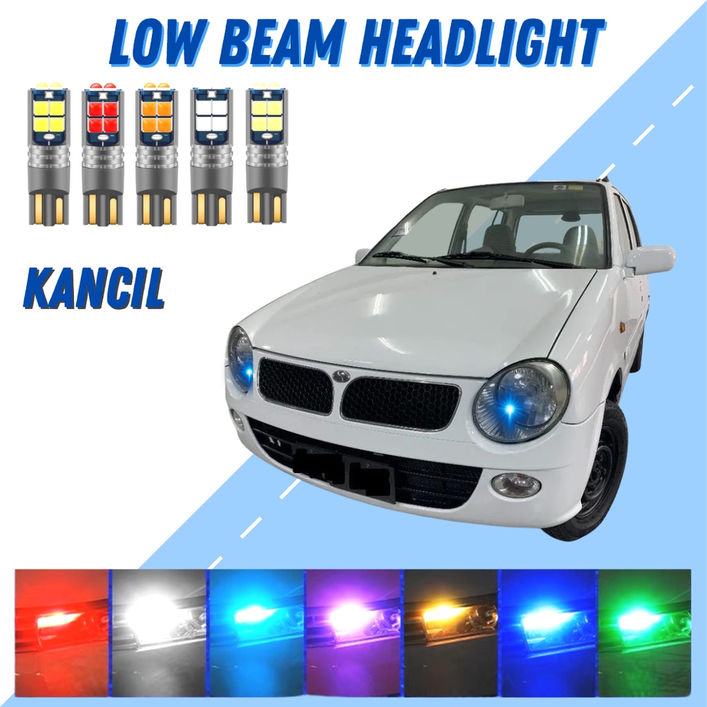 PERODUA KANCIL LOW BEAM HEADLIGHT LED BULB RGB HeadLamp Mentol Lampu