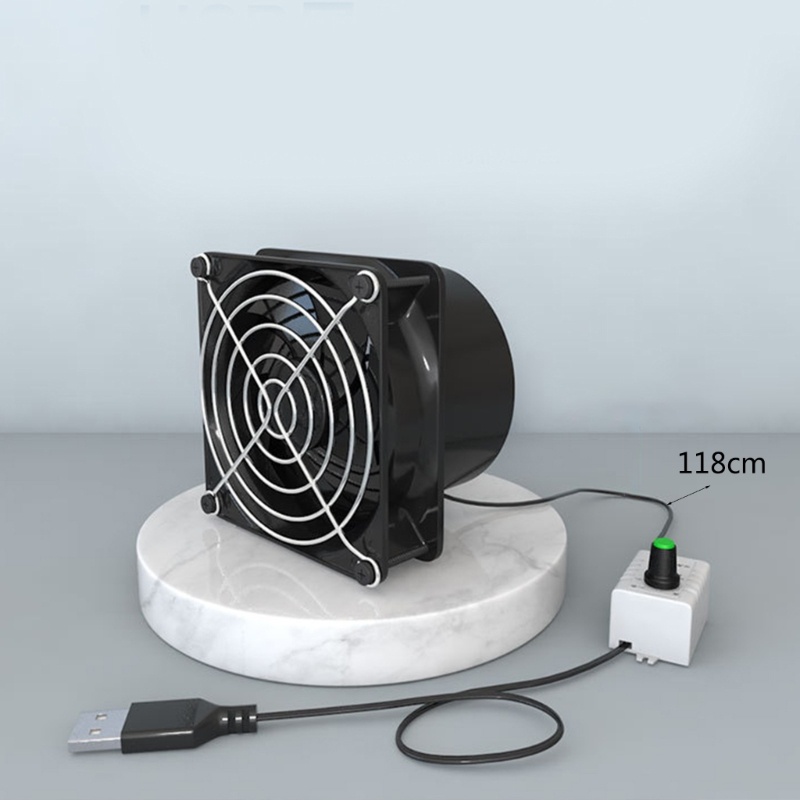 Richh USB Solder Smoke Absorber Fan Air Ventilator Pipe Ventilation