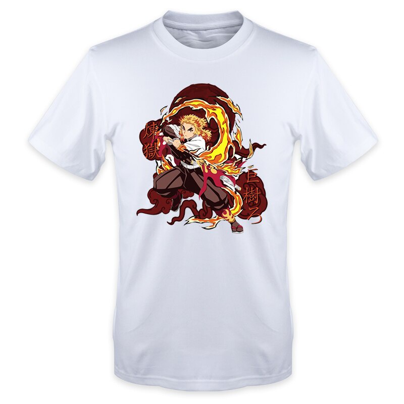 Mens Large T Shirt Demon Slayer Anime 2023 Summer T Shirts Menwomen