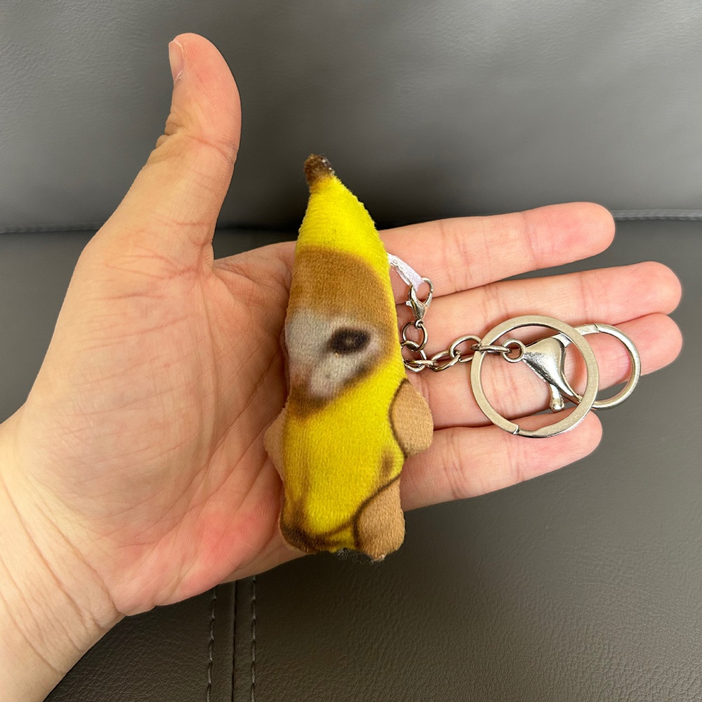 Funny Bananas About You Keychain – Stainless Steel Couple Gift, “I Find You Appealing” Engraved – Cute Valentine Idea