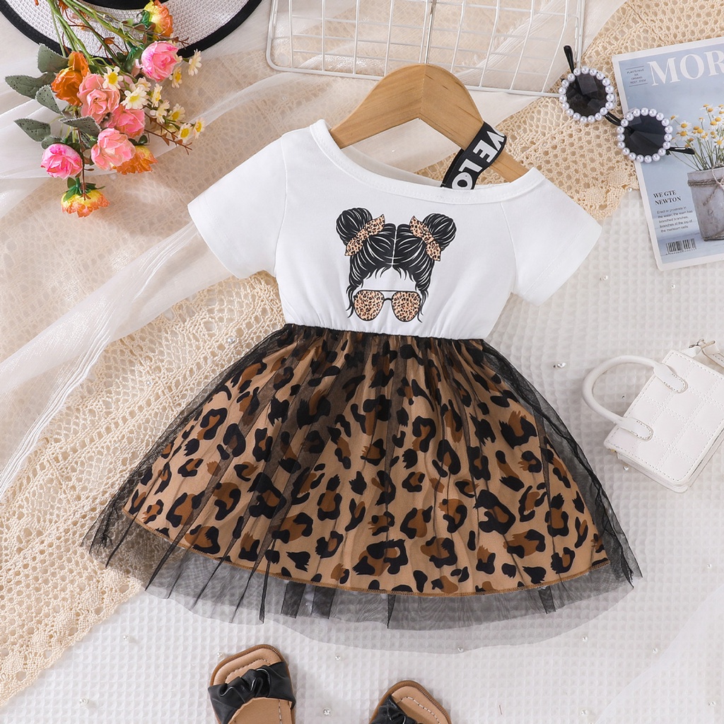 Baby girl on sale leopard print dress