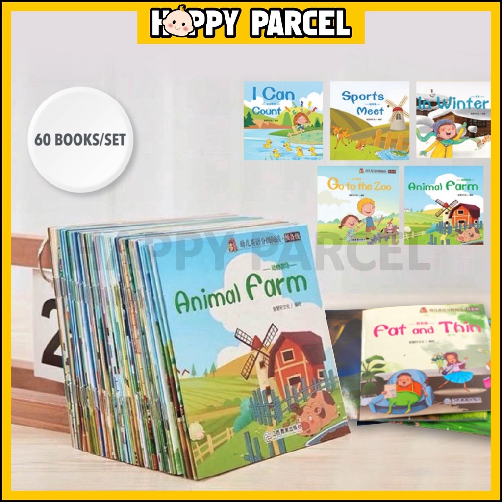 [60 Books Per Set] English Story Books for Kids Learning Book for Kids ...