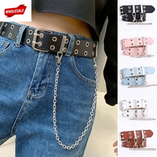 Maikun New Grunge Women Belt Adjustable Hole Grunge Punk Belts for Women  Alloy Pin Buckle PU Leather Belt - AliExpress