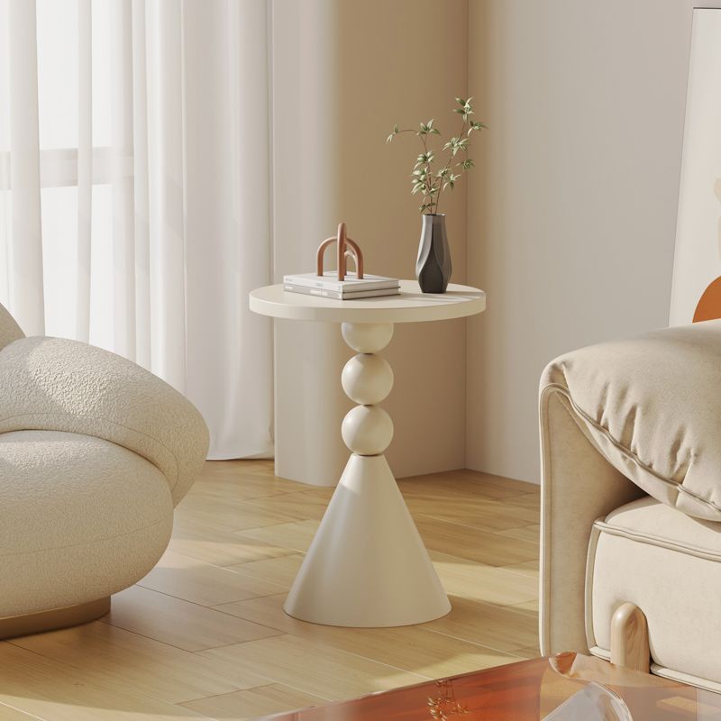 『Free Shipping』Nordic light luxury sofa side table cream wind small ...