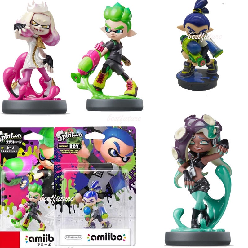 Nintendo Amiibo Anime Splatoon 2 Model Game Action Figure Dolls ...