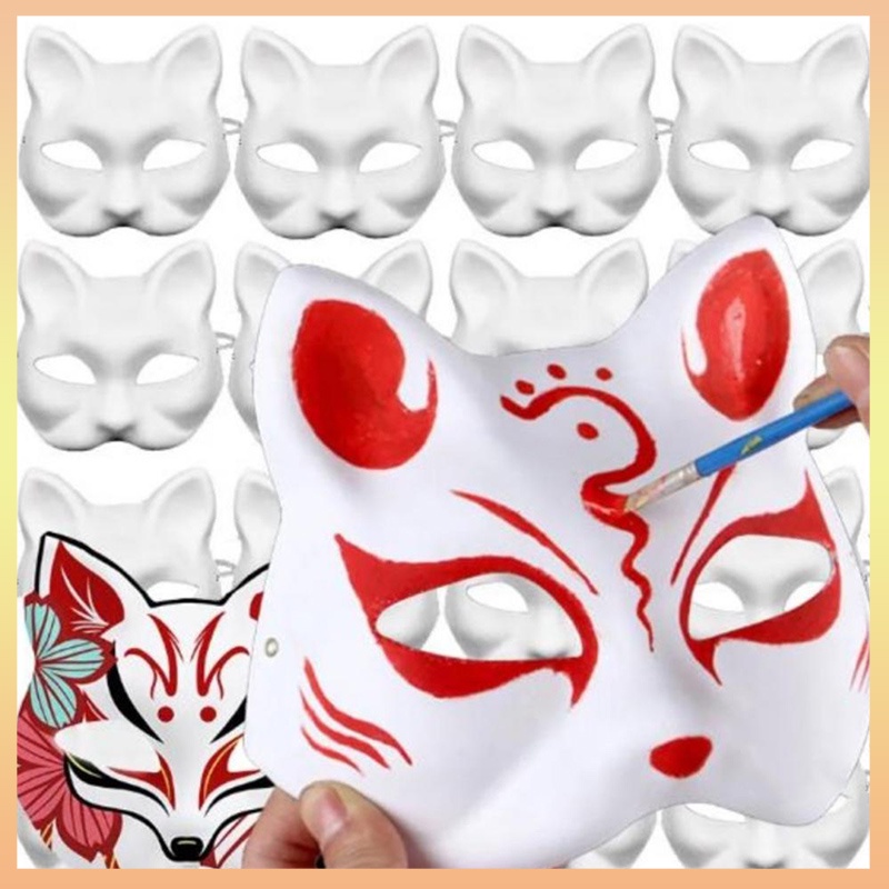 Anime Slayer Red Cat Mask