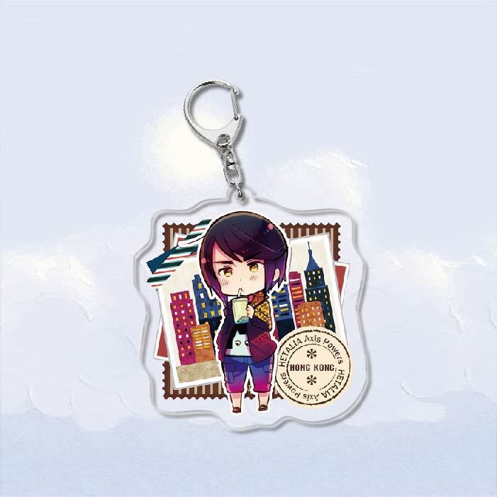 Japan Anime Hetalia Axis Powers Rubber Strap Keychain Charm - APH