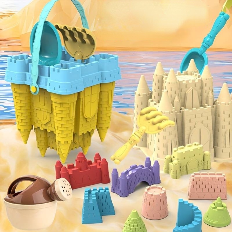Beach Toy Set Sand Scoop The Pastels Castle Toys Made From Wheat Straw