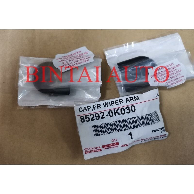 TOYOTA KUN25 HILUX VIGO, VIOS, FORTUNER FRONT/ DEPAN WIPER ARM CAP