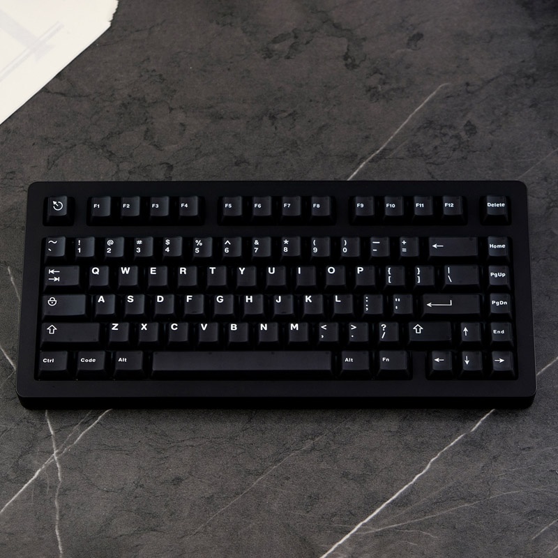 121 keys PYGA Translucence Keycaps Cherry Profilr Double shot English ...