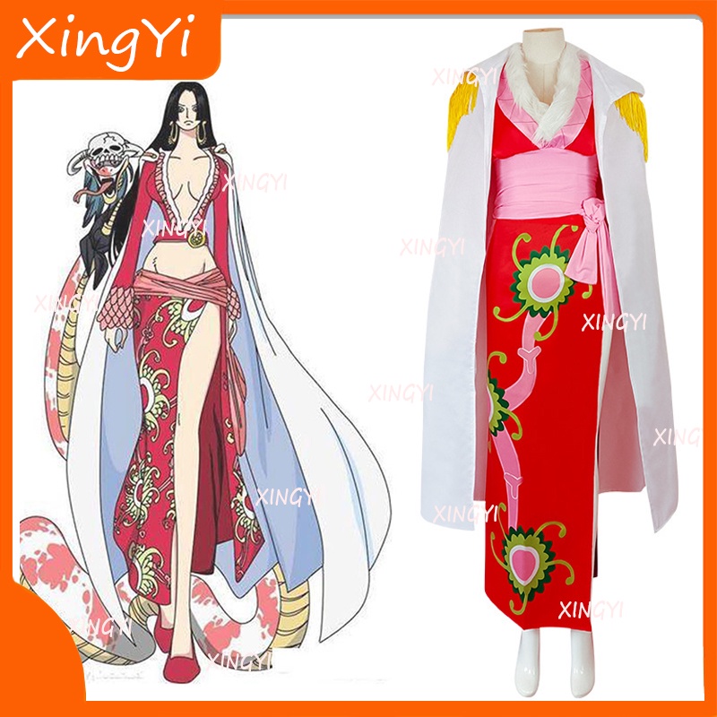 ONE PIECE Boa Hancock Cosplay Kimono Costume Women Dress Uniform ...