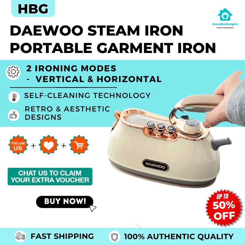 DAEWOO Garment Steamer Handheld Steam Heating Iron Machine Steam