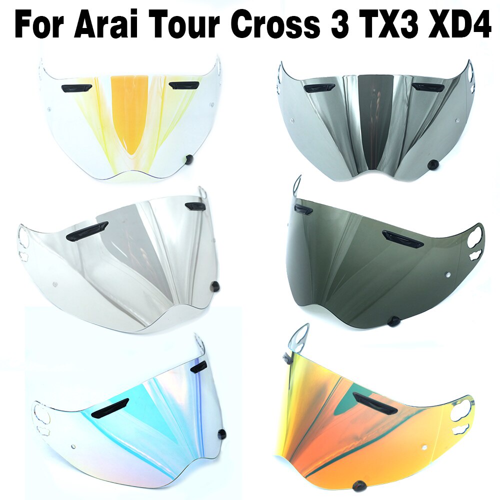 For Arai Tour Cross 3 Cross3 TX3 XD4 Helmet Visor Shield Plating Helmet