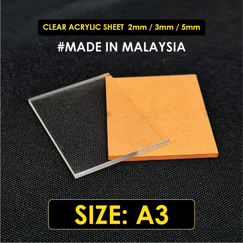 Acrylic Panel 2mm 3mm 5mm Thickness Plexiglass Plastic Sheet Clear