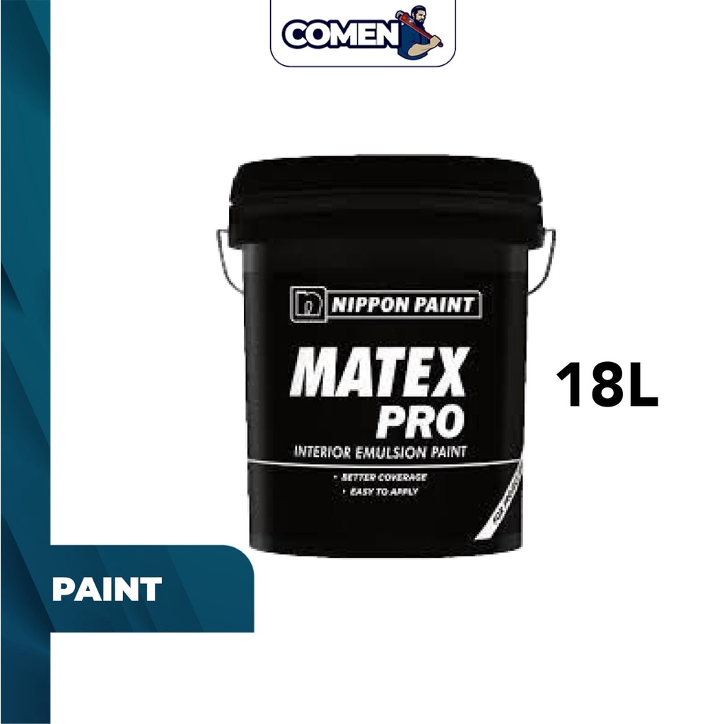 NIPPON PAINT Matex Pro 18 Liter Interior Emulsion Paint Project Use