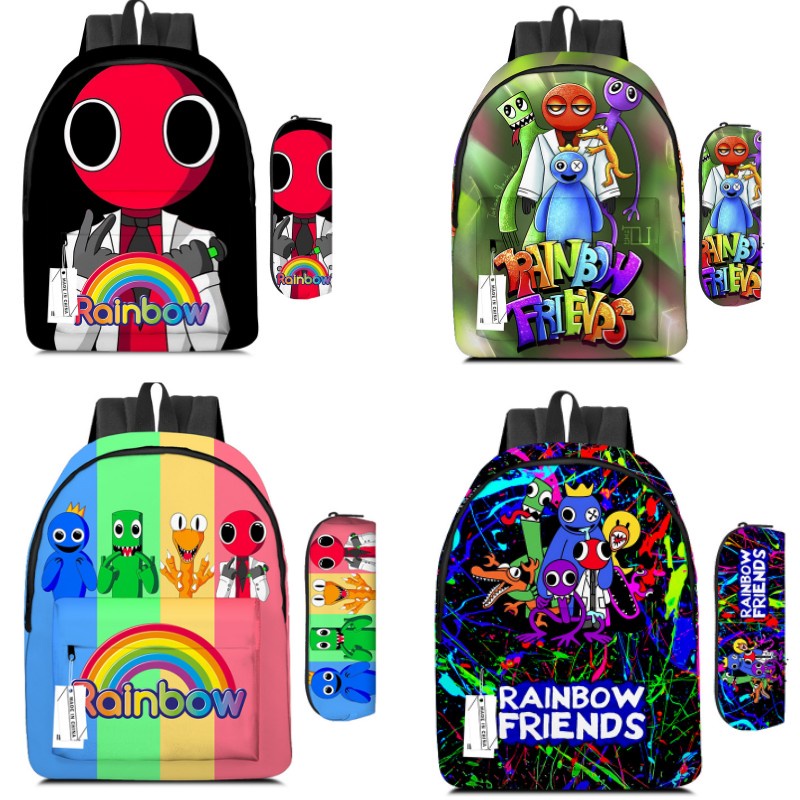 ROBLOX Rainbow Friends Primary School Students Schoolbag Two-piece Set ...