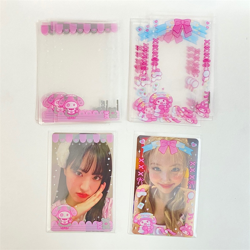 20pcs Sanrio Glitter Card Sleeves 3 Inch Photocard Protector Transparent  Card Film | Shopee Malaysia