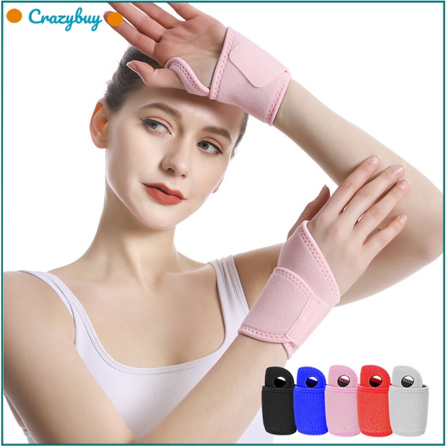 CR 1 Pair Wrist Strap With Magic Stickers Adjustable Breathable Wrist