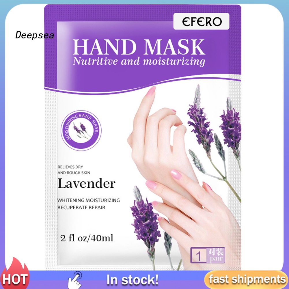 DPA EFERO Exfoliating Hand Mask Glove Peeling Dead Skin Nourishing Moisturizing Care Shopee