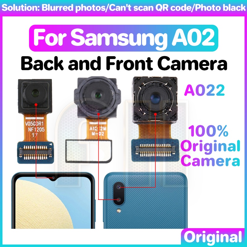Front Back Camera For Samsung Galaxy A02 A022 Ultra Wide Back Macro ...
