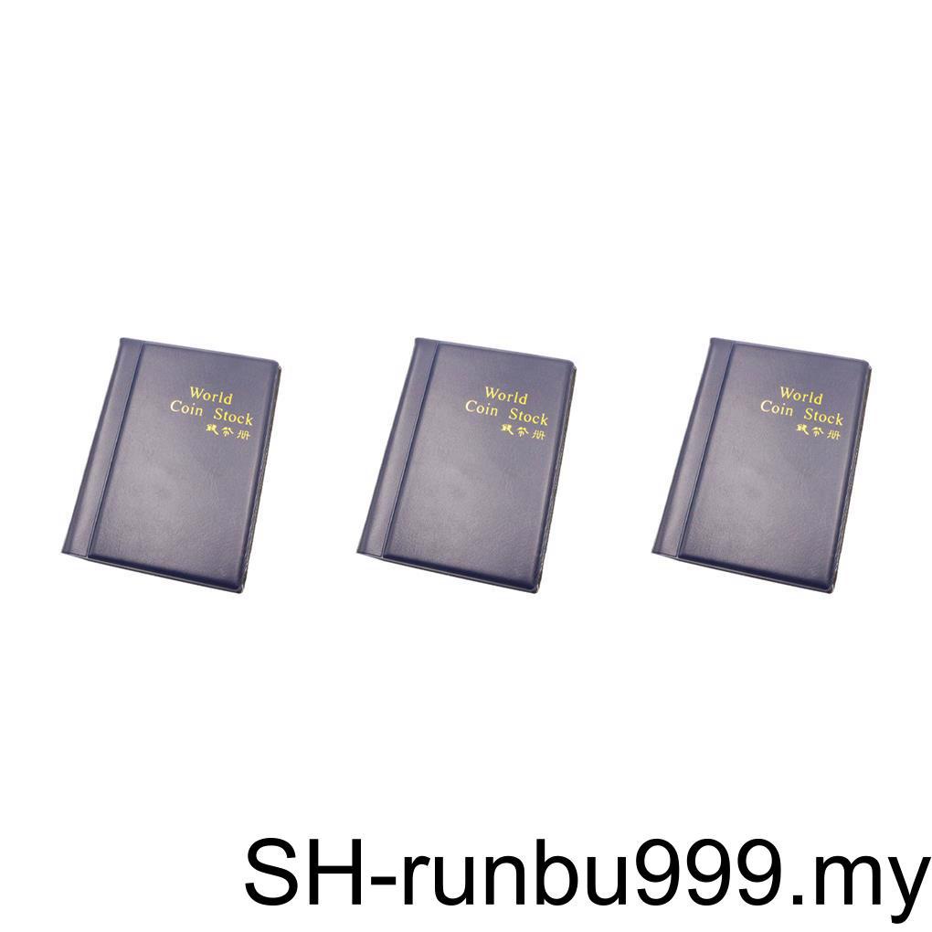 1 2 3 Coin Collection Album Books Plastic Organizer Mini Penny Badges