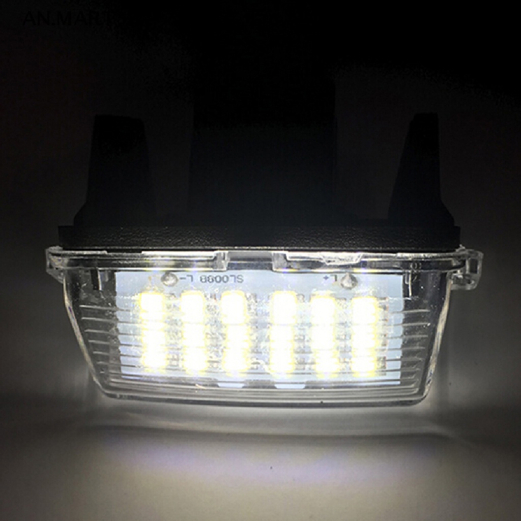 AN.MART 2 PCS White LED License Plate Lights For Toyota Camry Yaris Vios Avensis AM Shopee
