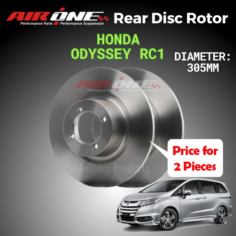 AIRONE Honda Odyssey RC1 Rear (Belakang) OE Brake Disc Rotor Racing ...