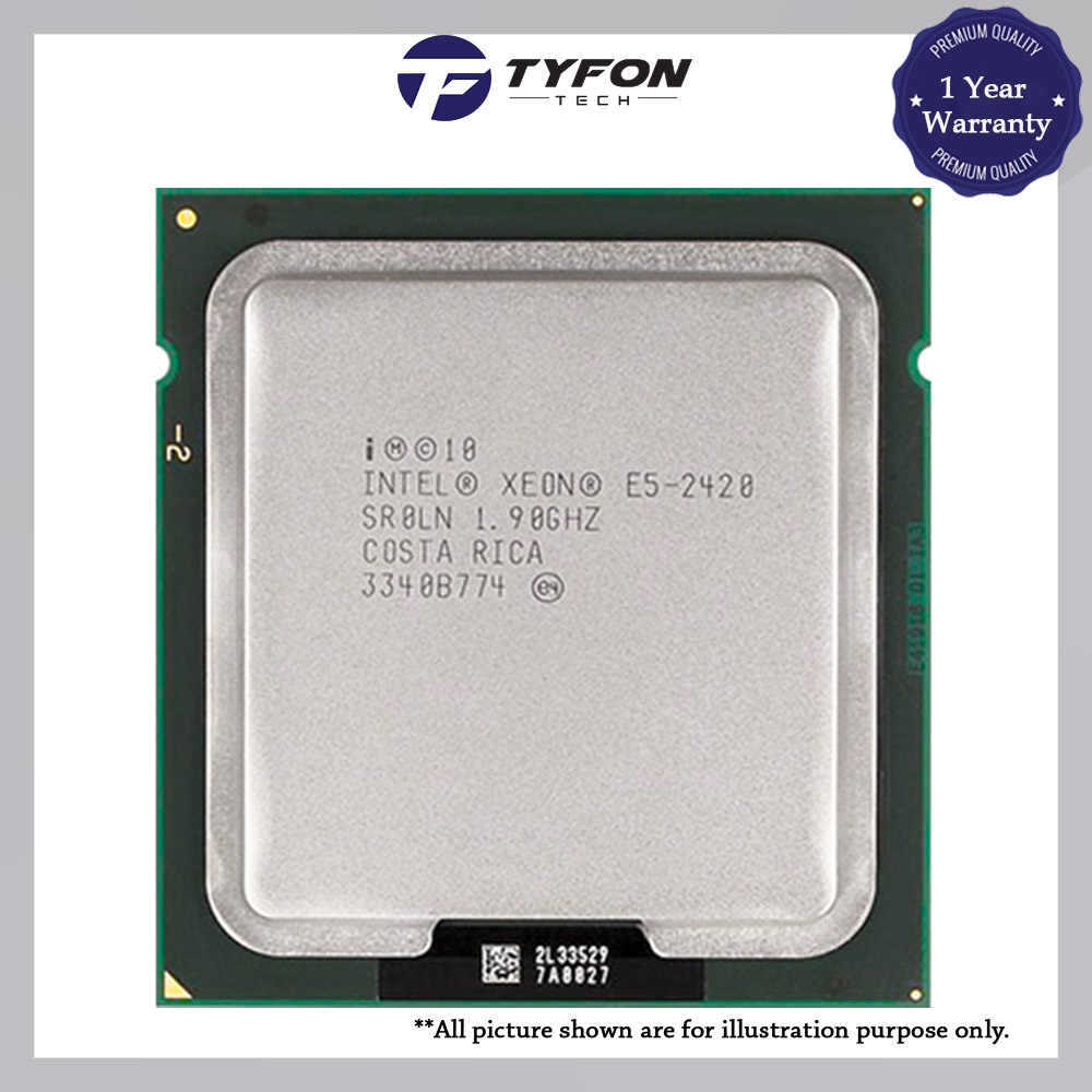 Intel Xeon E5-2420 Xeon Processor (15M Cache, up to 1.90GHz) LGA 1356 ...