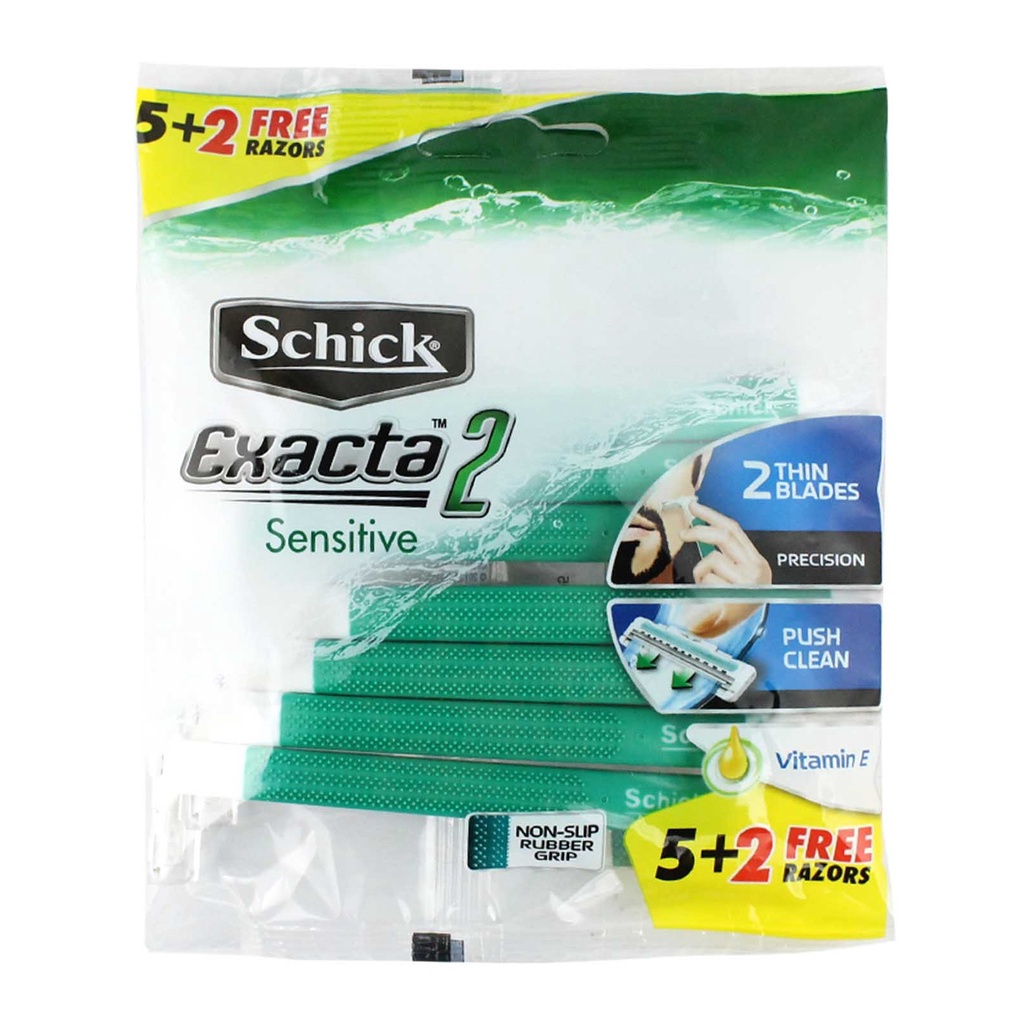 Schick Exacta 2 Razor (5 + 2 Pcs) | Shopee Malaysia