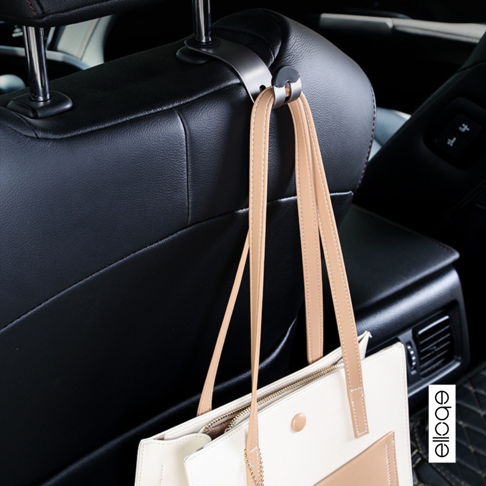 Cr Set Hedrest Hook, 2PCS 3 In 1 Lether Vehicle Kuwit