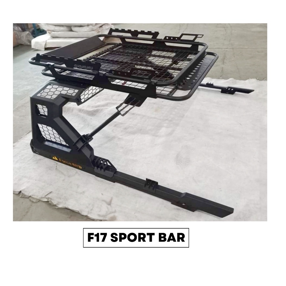 Force 4WD F17 Roll Bar Sport Bar with Rack For Ford Ranger Isuzu Dmax ...