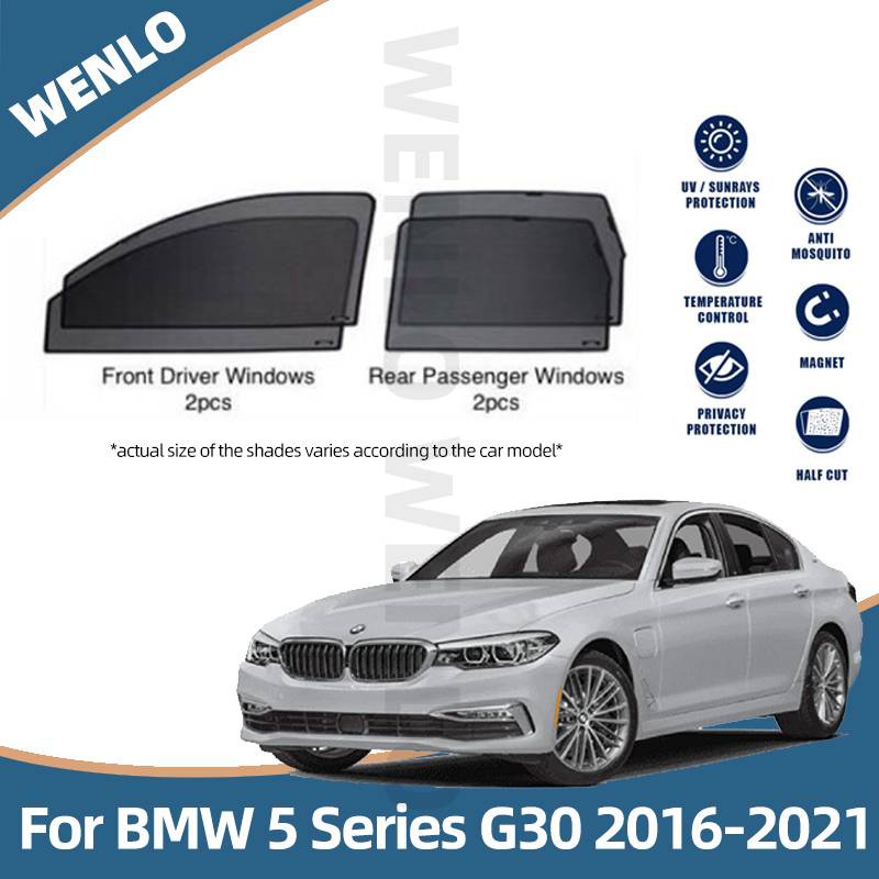 Car Window Sunshade Car Door Sun Shade For BMW 5 Series G30 20162021 Sun Visor