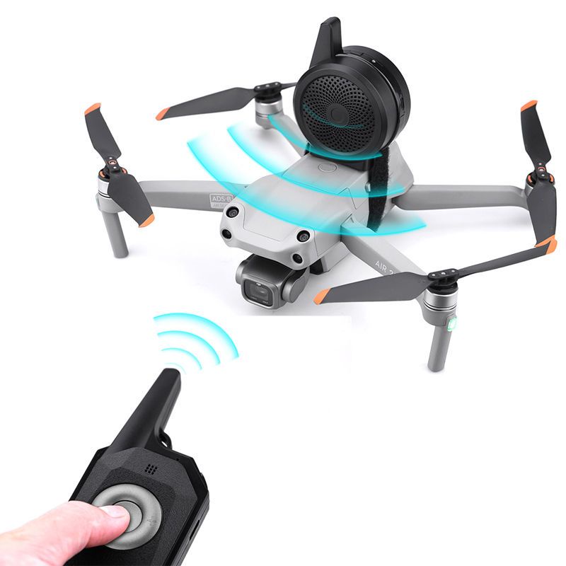 Universal Mini Drone Megaphone Wireless Speaker / Remote Control for