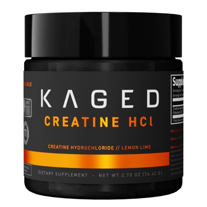 Kaged Muscle, Patented C-HCL Creatine, Lemon Lime, 75 Servings ...