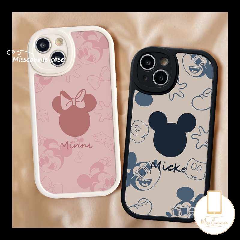 Cartoon Cute Minnie Mickey Mouse Phone Case Compatible for IPhone