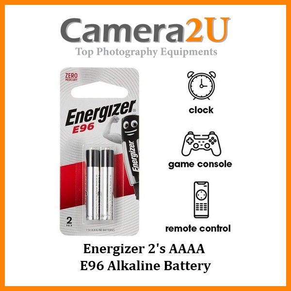 Energizer 2's AAAA / E96 Alkaline Battery Shopee Malaysia